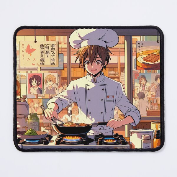 Item preview, Anime Chef Pop Art Style designed and sold by artofuniverse.