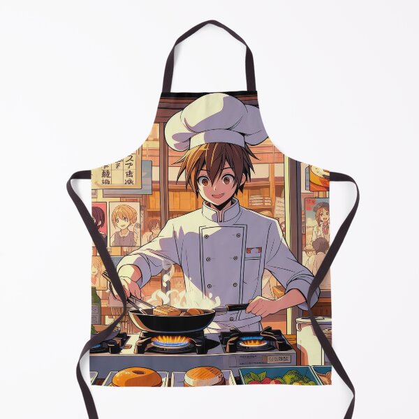 Item preview, Chef de anime estilo pop art designed and sold by artofuniverse.