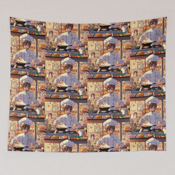 Item preview, Chef de anime estilo pop art designed and sold by artofuniverse.