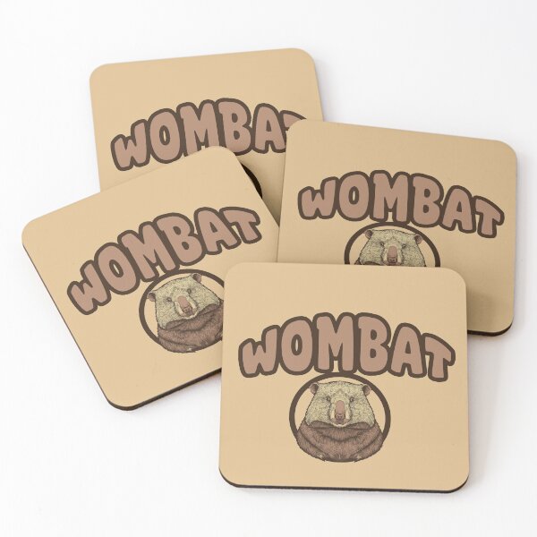 Item preview, wombat animal illustration designed and sold by La Loca.