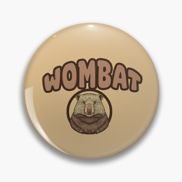 Item preview, wombat animal illustration designed and sold by La Loca.