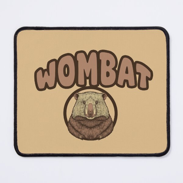 Item preview, wombat animal illustration designed and sold by La Loca.