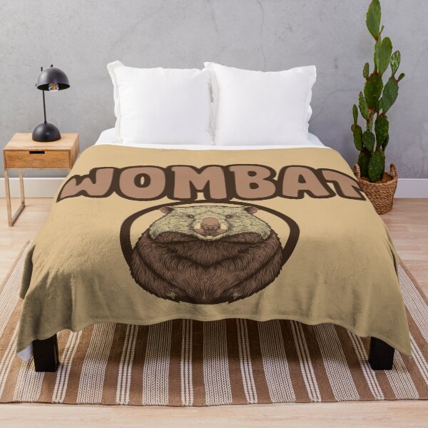 Item preview, wombat animal illustration designed and sold by La Loca.