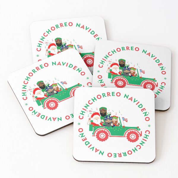 Item preview, Puerto Rico Christmas Chinchorreo Coquito Santa Three Kings Red & Green Boricua Flag designed and sold by byDarling.