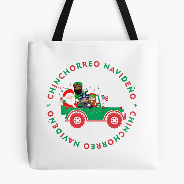 Item preview, Puerto Rico Christmas Chinchorreo Coquito Santa Three Kings Red & Green Boricua Flag designed and sold by byDarling.