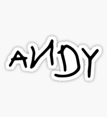 Pegatina Andy - Arranque de Woody - Toy Story