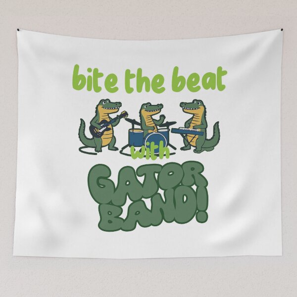 Item preview, Bite the beat with Gator Band! Design designed and sold by SleekVisuals.