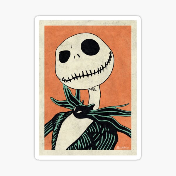 Artikel-Vorschau von JACK SKELLINGTON – Nightmare Before Christmas (Vintage-Halloween), designt und verkauft von FamousWeirdosRB.