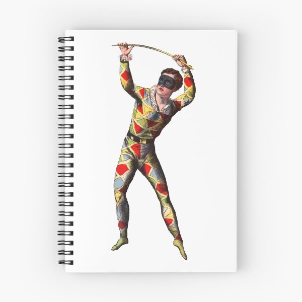 Item preview, Arlecchino or Harlequin Commedia dell'Arte Zanni designed and sold by Talia Felix.
