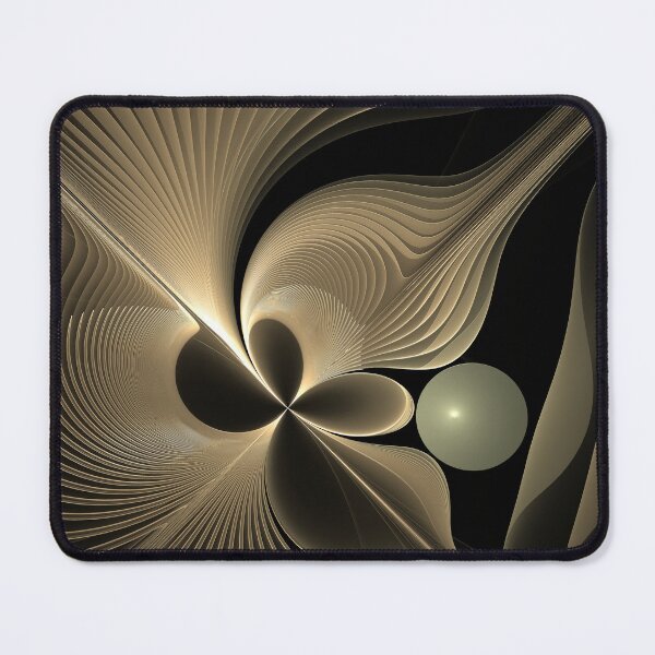 Item preview, Gold Curves With Pearl Ball designed and sold by Christine Lake.