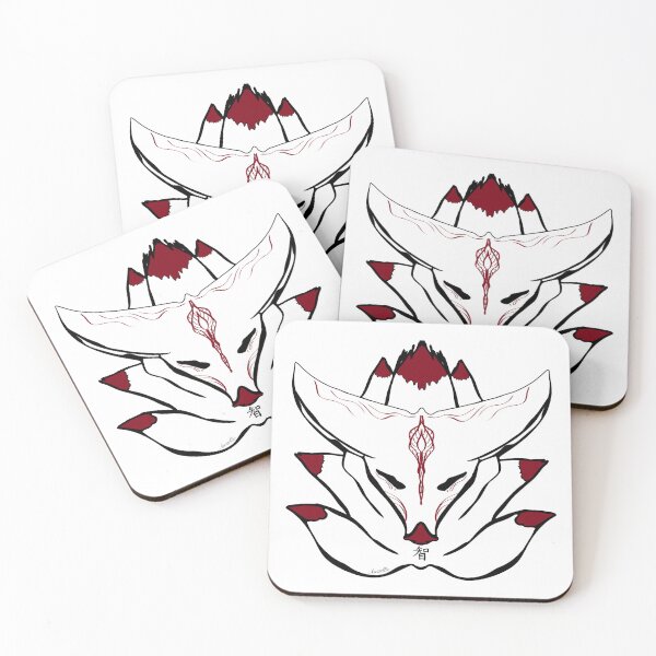 Item preview, Fox Spirit Kitsune Icon (clean) designed and sold by AnzullicArts.