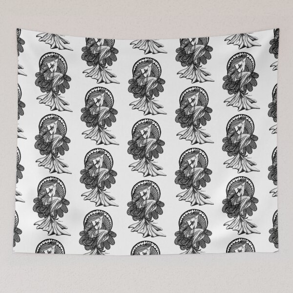 Item preview, Contemplation Zentangle Doodle Art Design designed and sold by AmberEchoCreates.