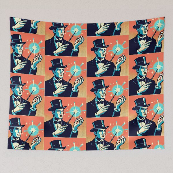 Item preview, Magician Pop Art Style designed and sold by artofuniverse.