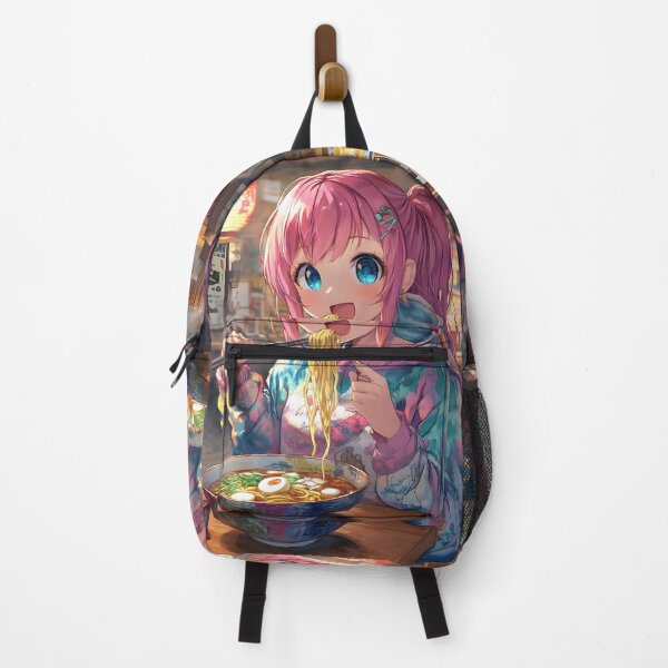 Item preview, Noodle Nights: Anime Flavors in Neon Glow designed and sold by AI-Only Creations.