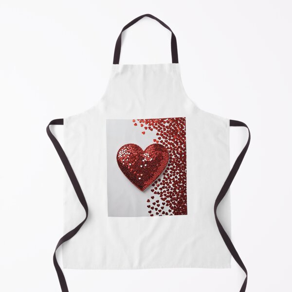 Item preview, Red sequin sparkling sparkle heart love designed and sold by cheekylorns.