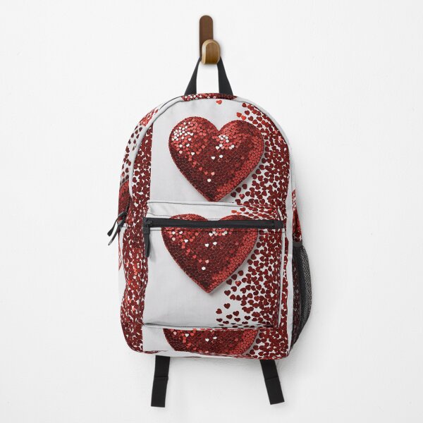 Item preview, Red sequin sparkling sparkle heart love  designed and sold by cheekylorns.