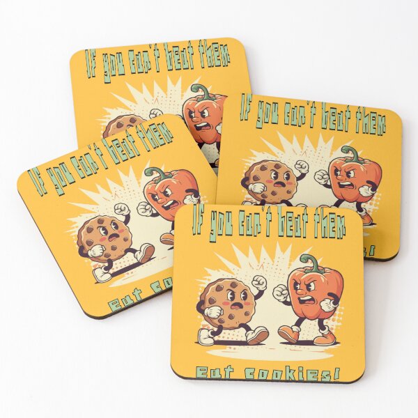 Item preview, If you can’t beat them, eat cookies! designed and sold by CoolEnthusias.