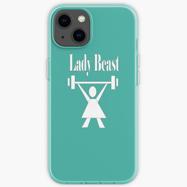 Lady beast, a strong powerful woman that lifts iPhone Soft Case