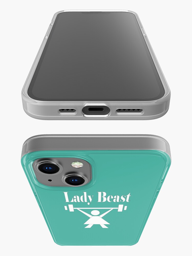 Alternate view of Lady beast, a strong powerful woman that lifts  iPhone Case
