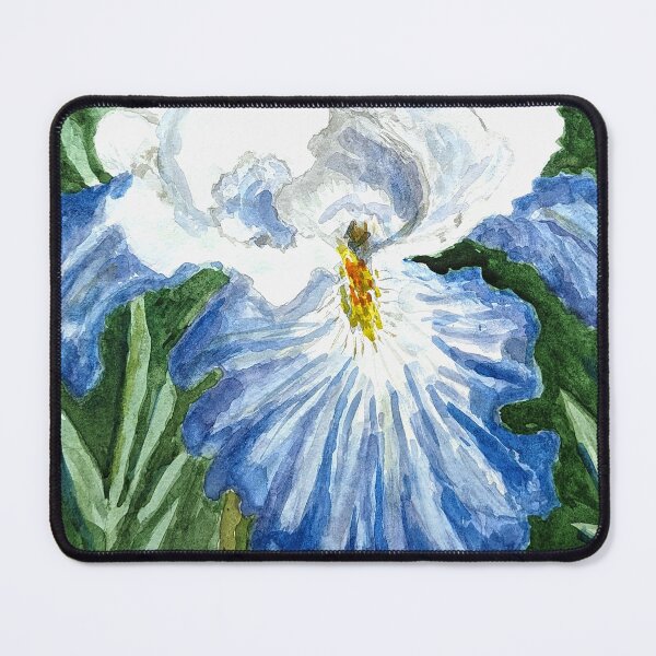 Item preview, Blue and White Iris Painting designed and sold by Betty Mackey.