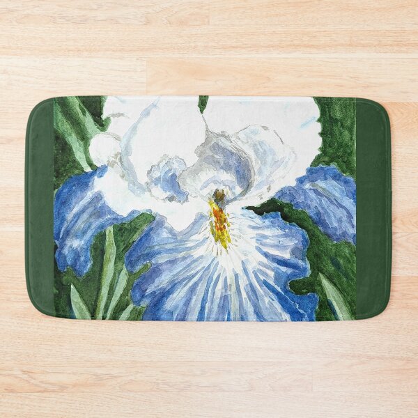 Item preview, Blue and White Iris Painting designed and sold by Betty Mackey.