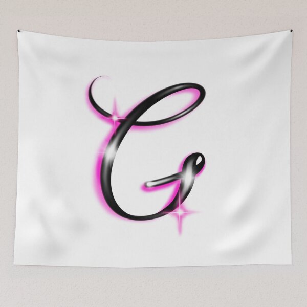 Item preview, airbrushed letter g designed and sold by ellebackup.