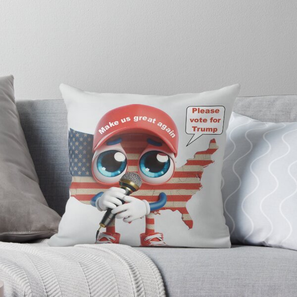 Item preview, Trump 2024 American flag with red hat designed and sold by PerpetualPaths.