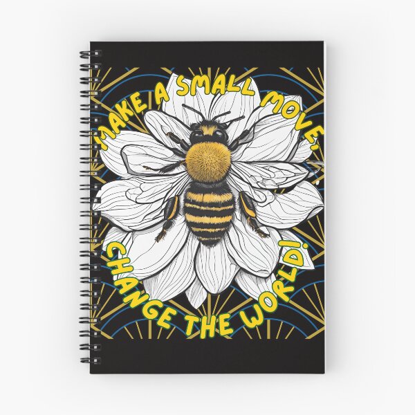 Item preview, Bee Honey Flower Change The World designed and sold by Design_Your_Day.