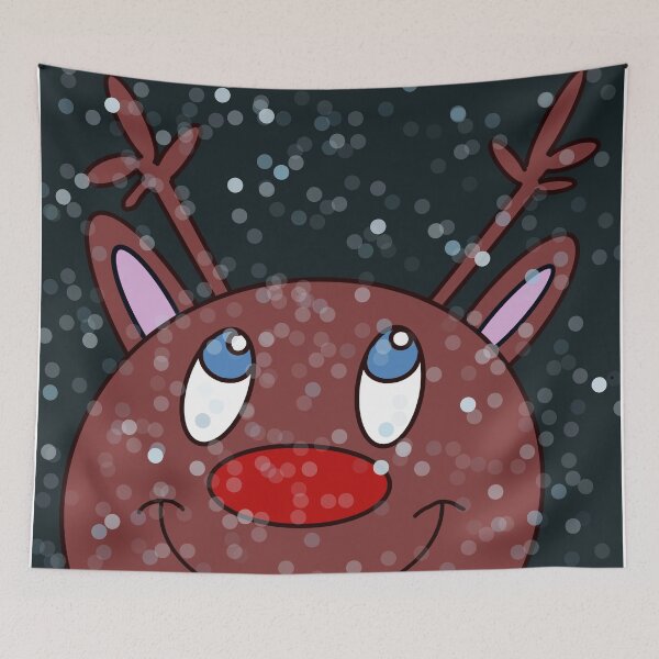Item preview, Festive Reindeer designed and sold by Sartoris Art.