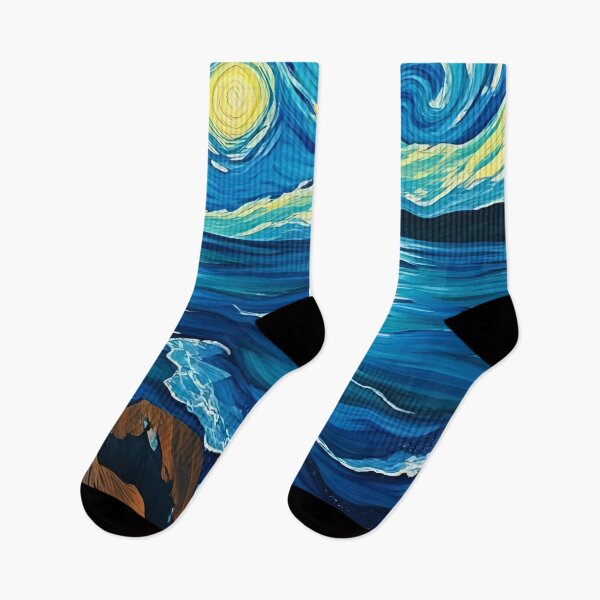 Item preview, The Infinite Dance of Stars and Ocean Waves designed and sold by ArtComixHaven.