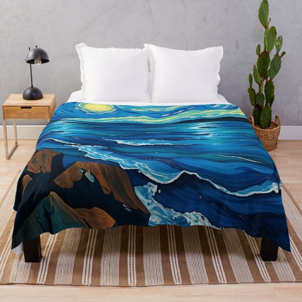 Item preview, The Infinite Dance of Stars and Ocean Waves designed and sold by ArtComixHaven.