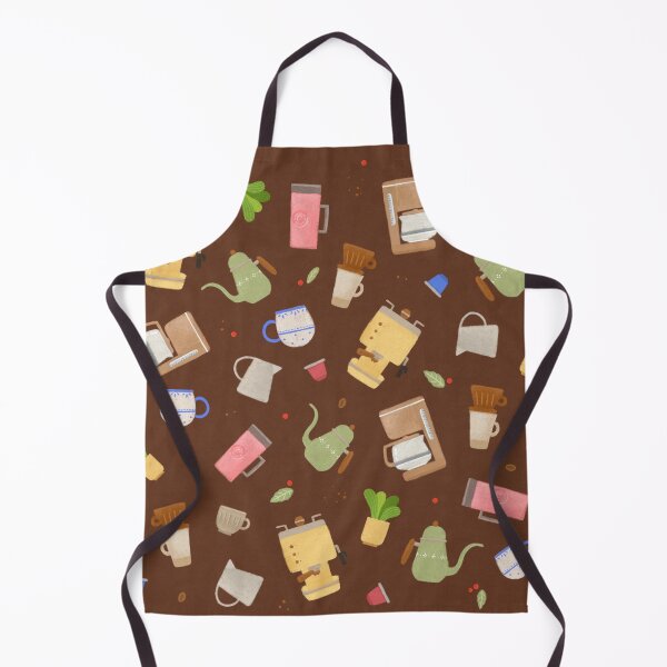 Item preview, Cute Coffee Machine Pattern designed and sold by JayKellyIllust.