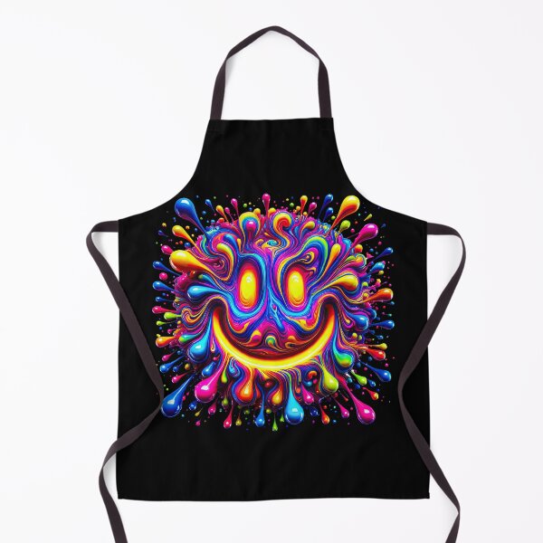 Item preview, Psychedelic Smile Meltdown – Neon Chaos Art designed and sold by SHHCreations.