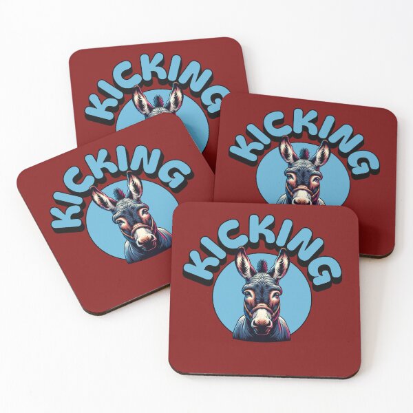 Item preview, Kicking Ass. Funny Donkey slogan  designed and sold by Shelmodine79.