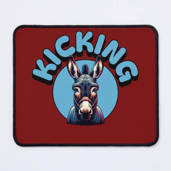 Item preview, Kicking Ass. Funny Donkey slogan  designed and sold by Shelmodine79.