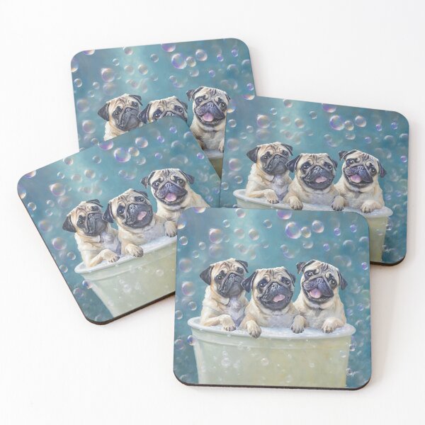 Item preview, Pugs In a Tub designed and sold by candiscamera.