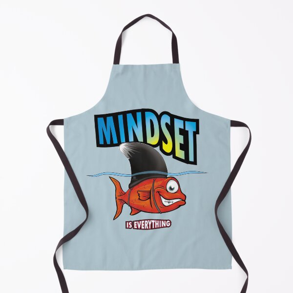 Item preview, Mindset is Everything Goldfish Shark Motivational funny designed and sold by studioss76.