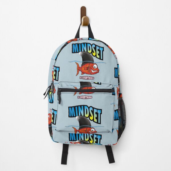 Item preview, Mindset is Everything Goldfish Shark Motivational funny designed and sold by studioss76.