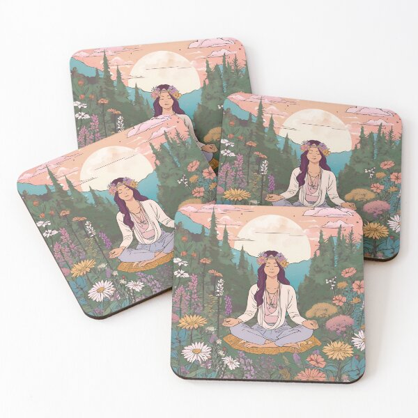Item preview,  Meditation in wilderness designed and sold by BohoHaven09.