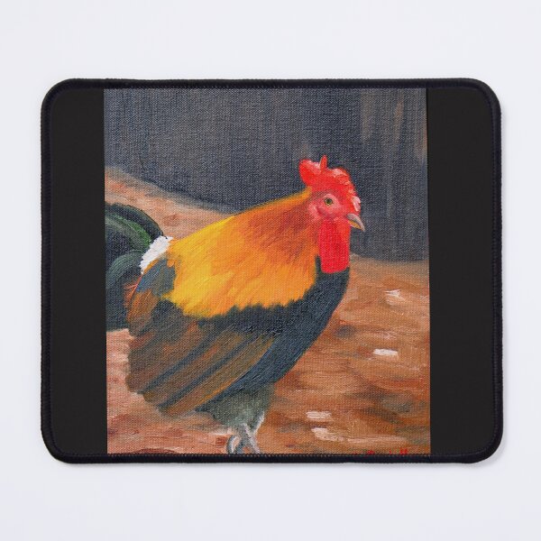 Vista previa del artículo con la obra «Gallo pavoneándose», diseñado y vendido por ArtfullyAprilC.