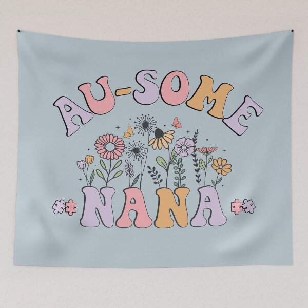 Item preview, Au-Some Nana Flower Power designed and sold by TammySwarek.