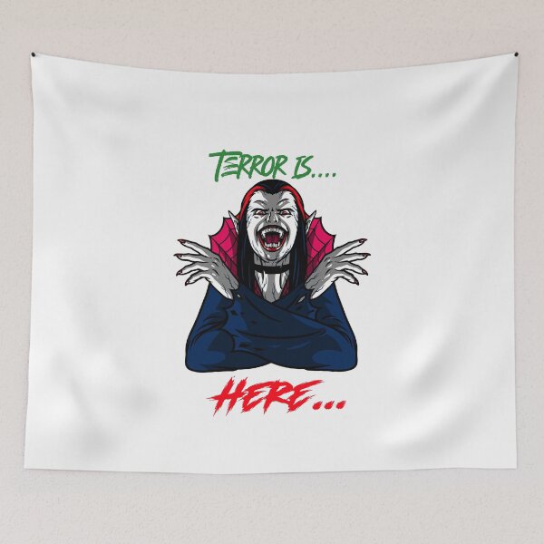 Item preview, Terror is here designed and sold by SpkArtsStore.