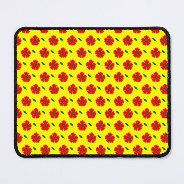 Item preview, Red Flowers Pattern designed and sold by Patterndilght.
