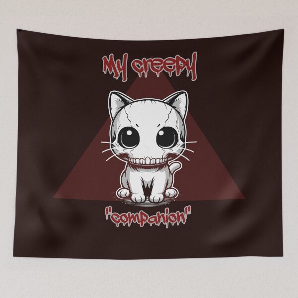 Item preview, My Creepy Companion designed and sold by WeLoveCatss.