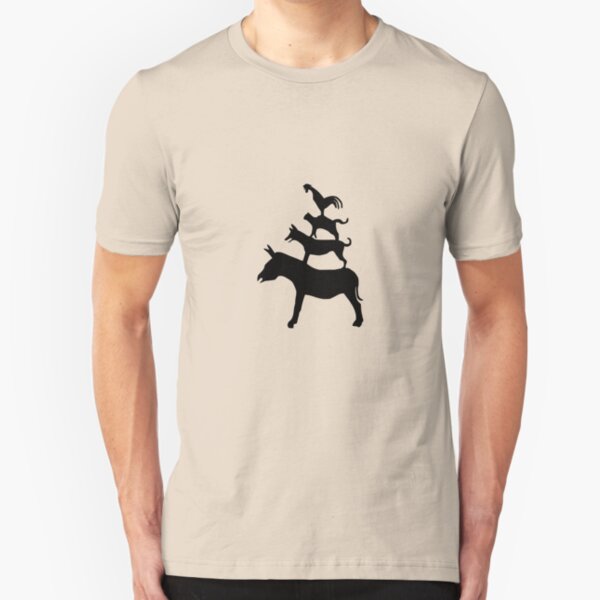 The Town Musicians of Bremen (Die Bremer Stadtmusikanten) - light tees Slim Fit T-Shirt