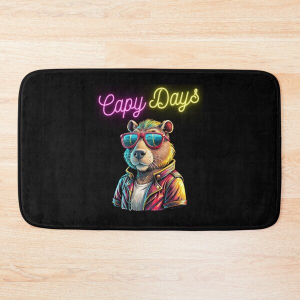 Item preview, Capy Days - Funny Capybara Fonz Parody designed and sold by JesterKrewArt.