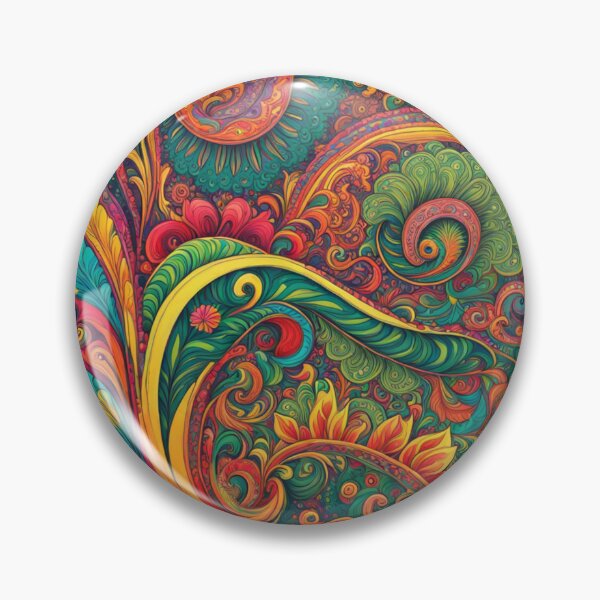 Item preview, Vibrant 60s Psychedelic Patterns designed and sold by HLPsychDesigns.