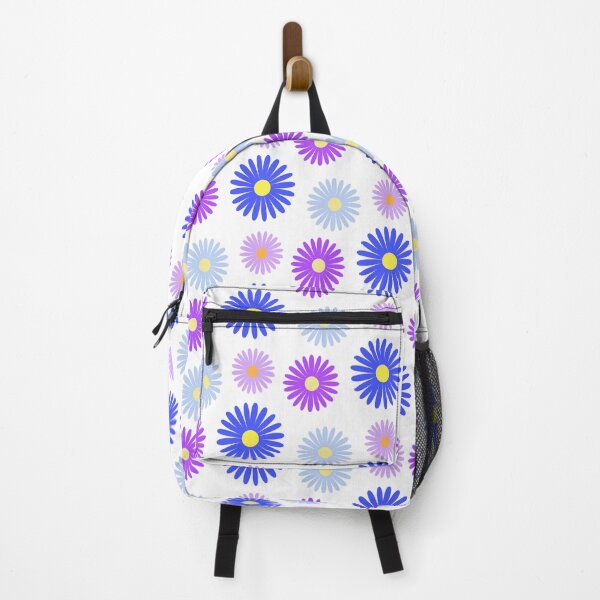 Item preview, Purple Pink Small Daisies Pattern on White designed and sold by Sharon Schwalbe.