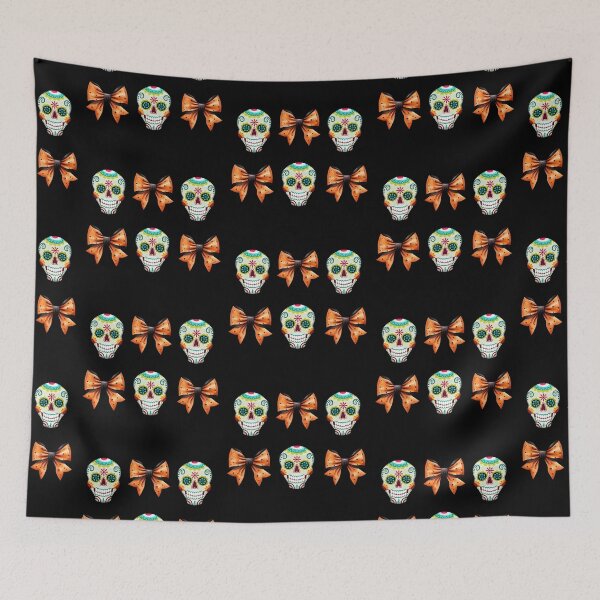 Item preview, Halloween Skull Mexican Style Flirty designed and sold by FreeSoulLab.