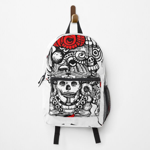 Item preview, skull pafre fire Ometeotl pre-Hispanic elder designed and sold by UrielCalavera.